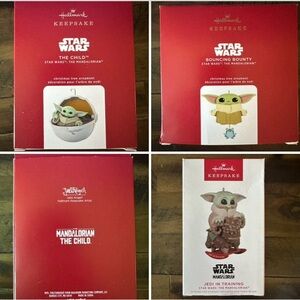Bundle of 3 Hallmark StarWars Christmas Ornaments